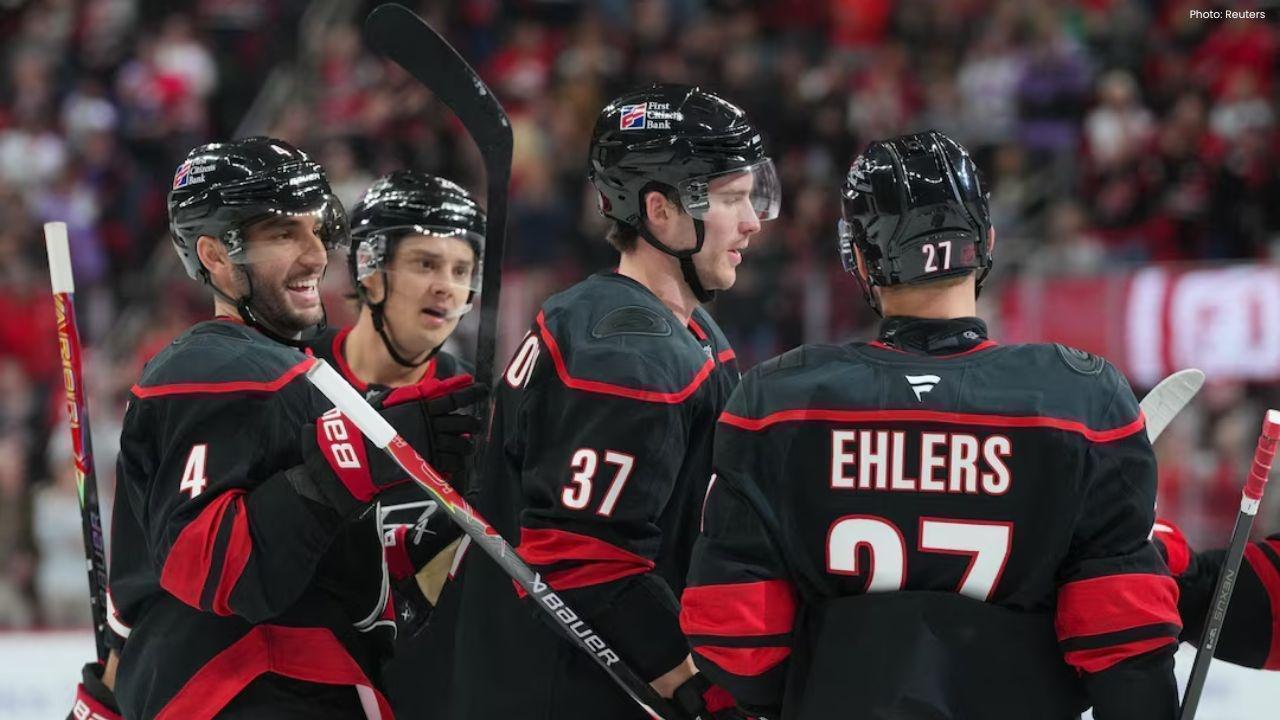 Hurricanes Triumph Over Canucks 4-3 with Aho's Overtime Heroics