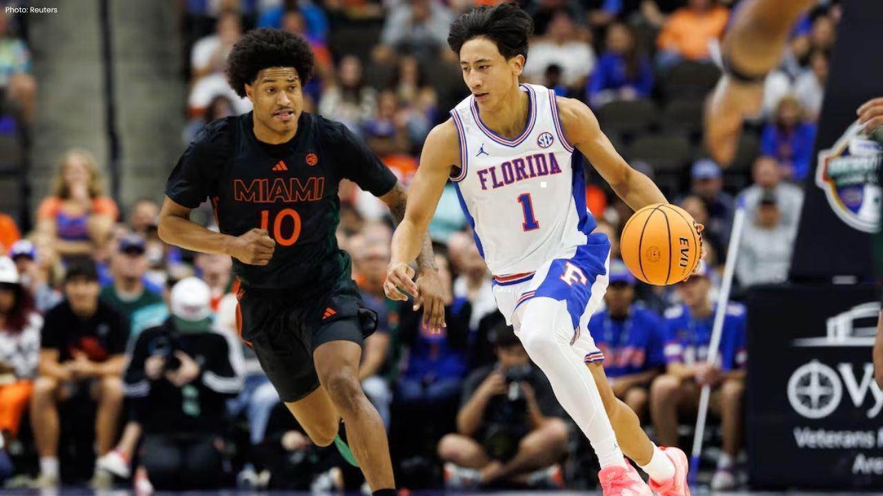 Florida Takes Down Miami 82-68 at Jacksonville Hoops Showdown