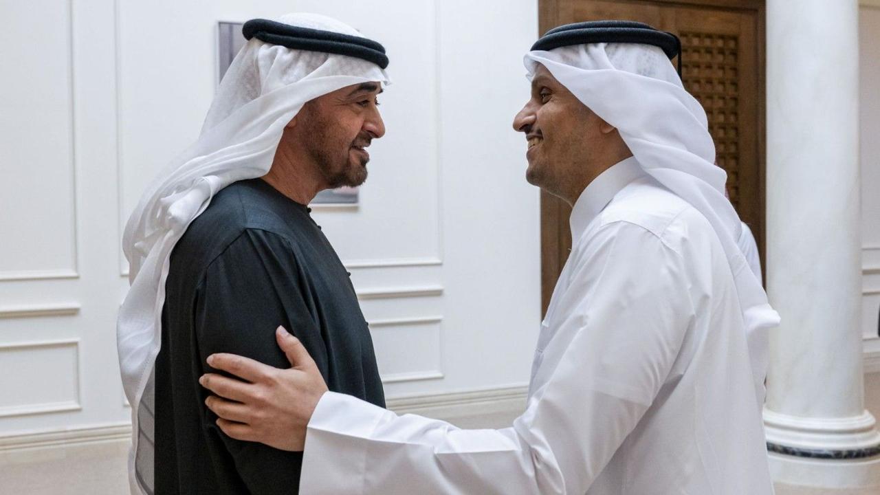 UAE President, Qatar PM Meet in Abu Dhabi Amid Eid Celebrations UAE President, Qatar PM Meet in Abu Dhabi Amid Eid Celebrations