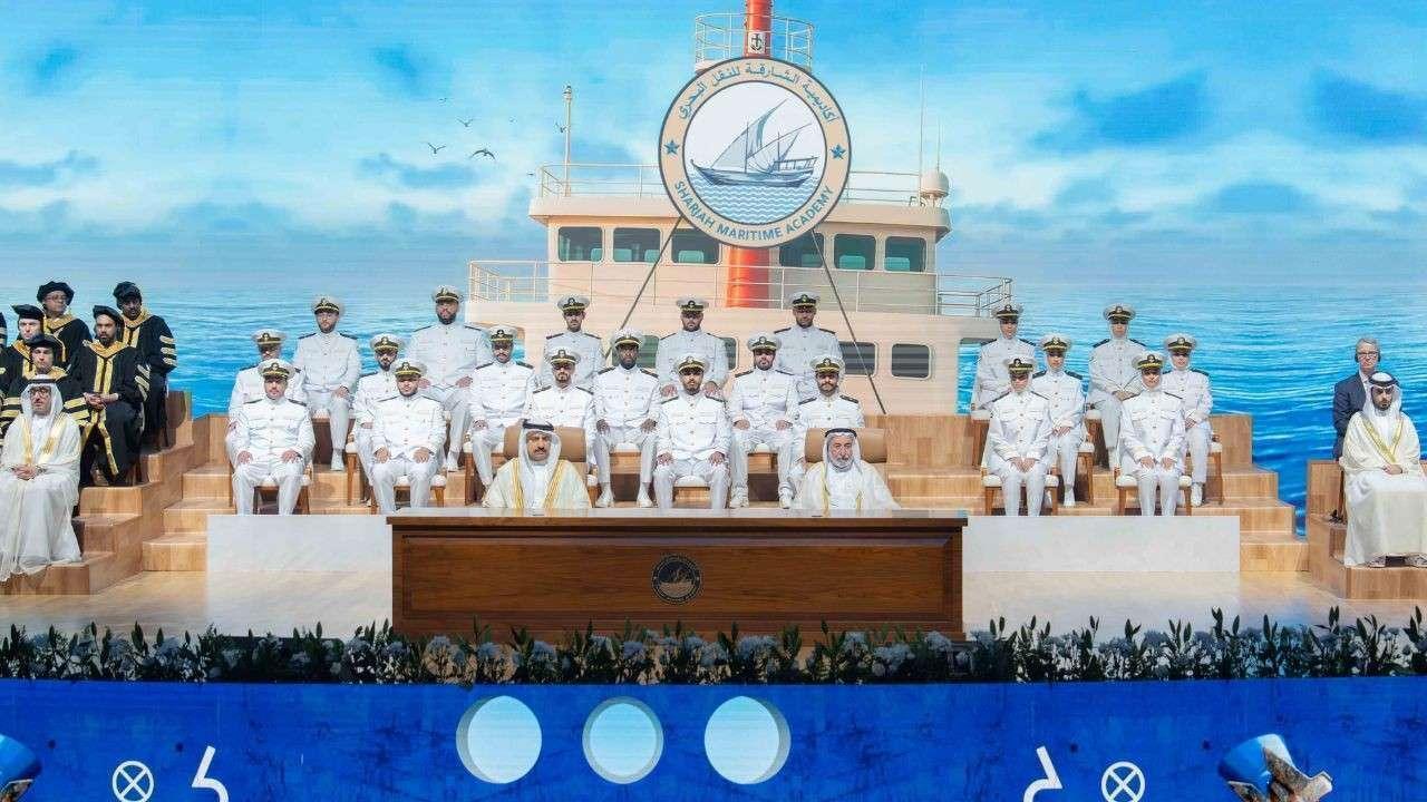 Sheikh Sultan Celebrates Sharjah Maritime Academy Graduation