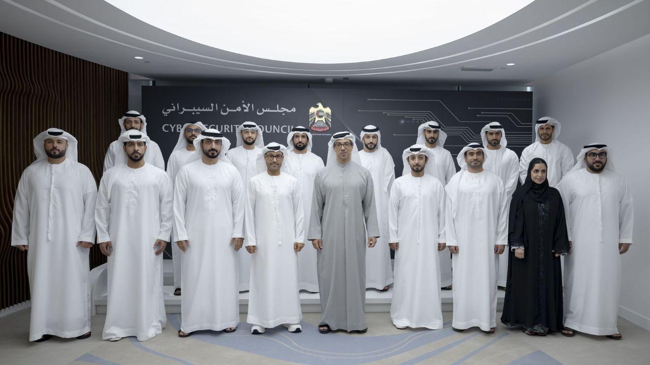 Sheikh Mansour Checks UAE New Cyber Safety Plans