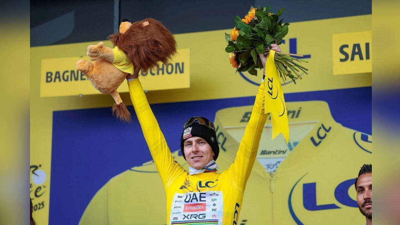 UAE Cycling Team Keeps First Place in Tour de France with Pogacar