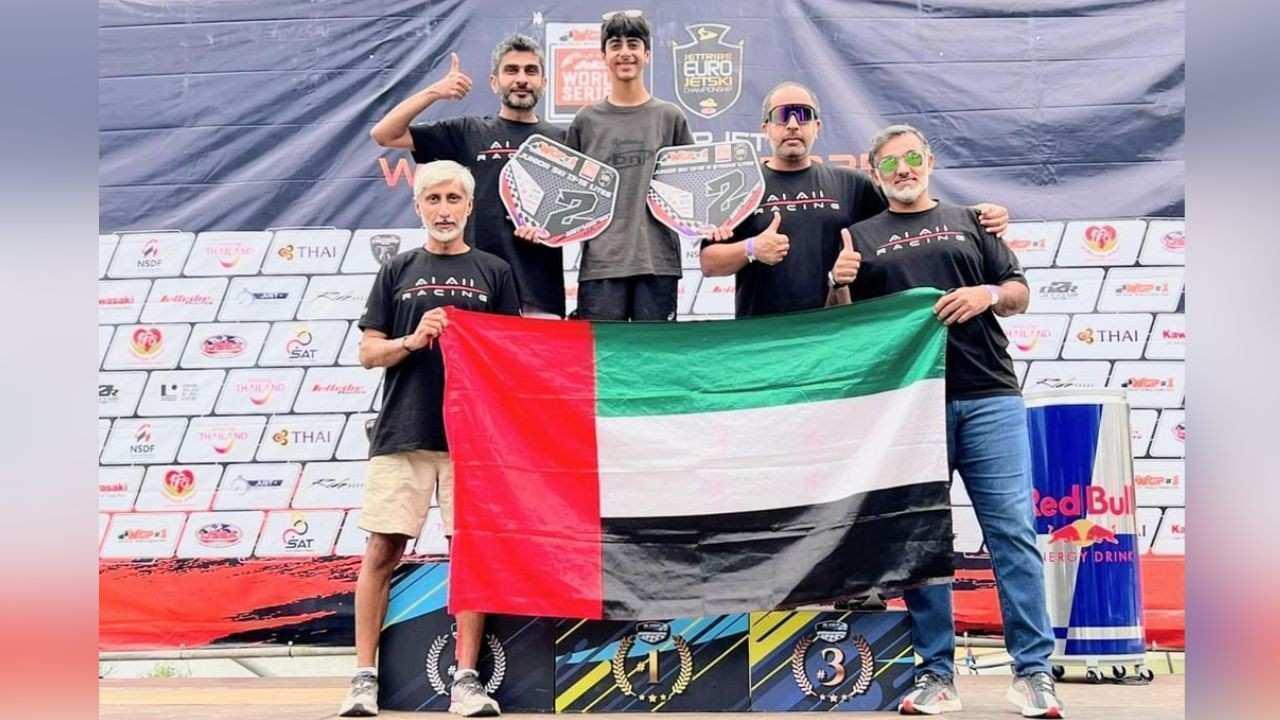 Young Emirati Wins Two Silvers in World Jet Ski Championship