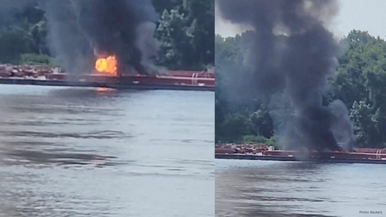 Helicopter Crashes Into Barge Near East Alton, Two People Die