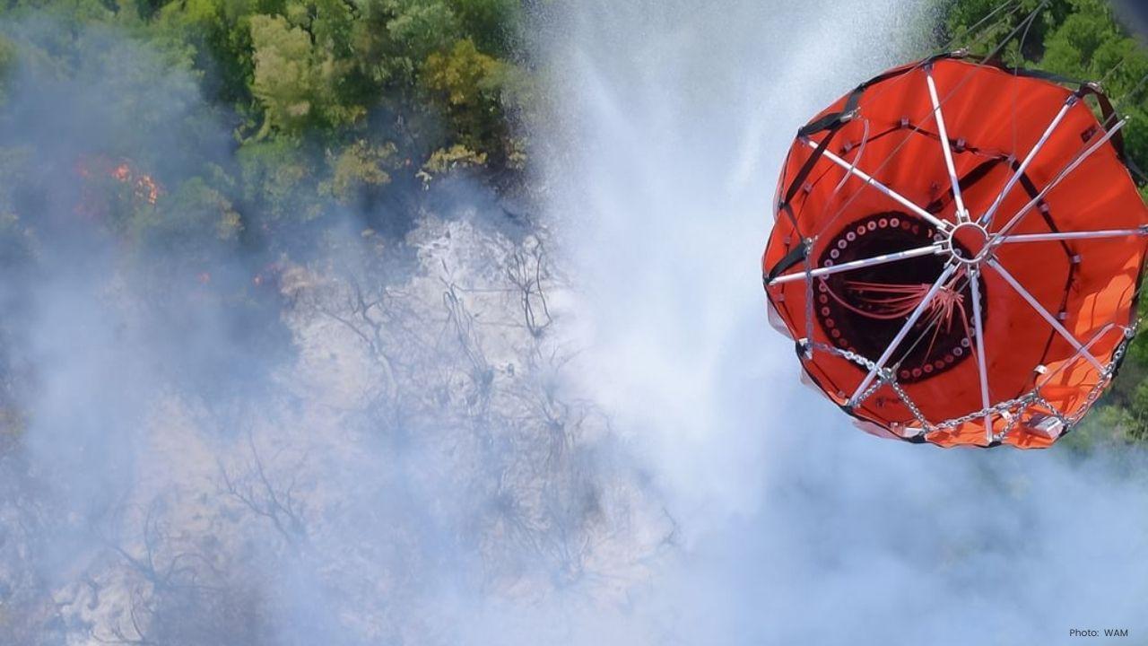 UAE Team Helps Fight Wildfires in Albania with Full Support