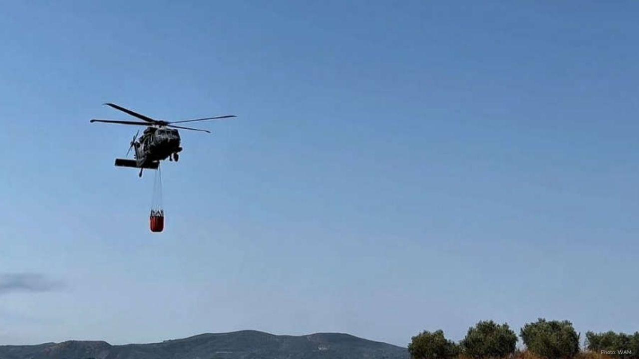 UAE Sends Team to Help Montenegro Fight Wildfires