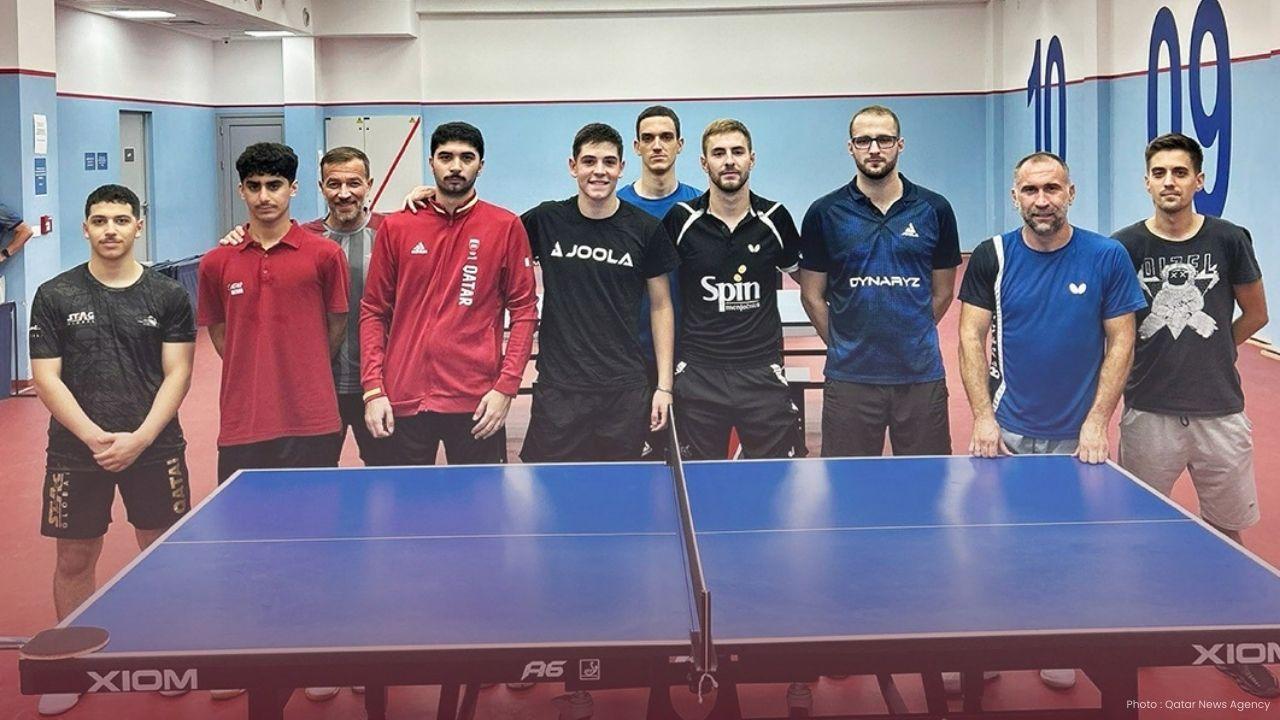Qatar Table Tennis Team Finishes Training Camp In Belgrade