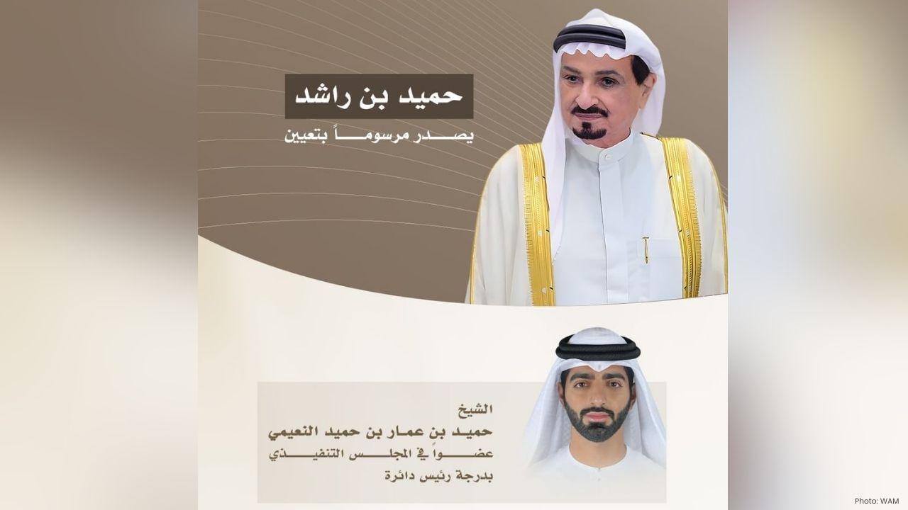 Sheikh Humaid Appoints New Executive Council Member In Ajman