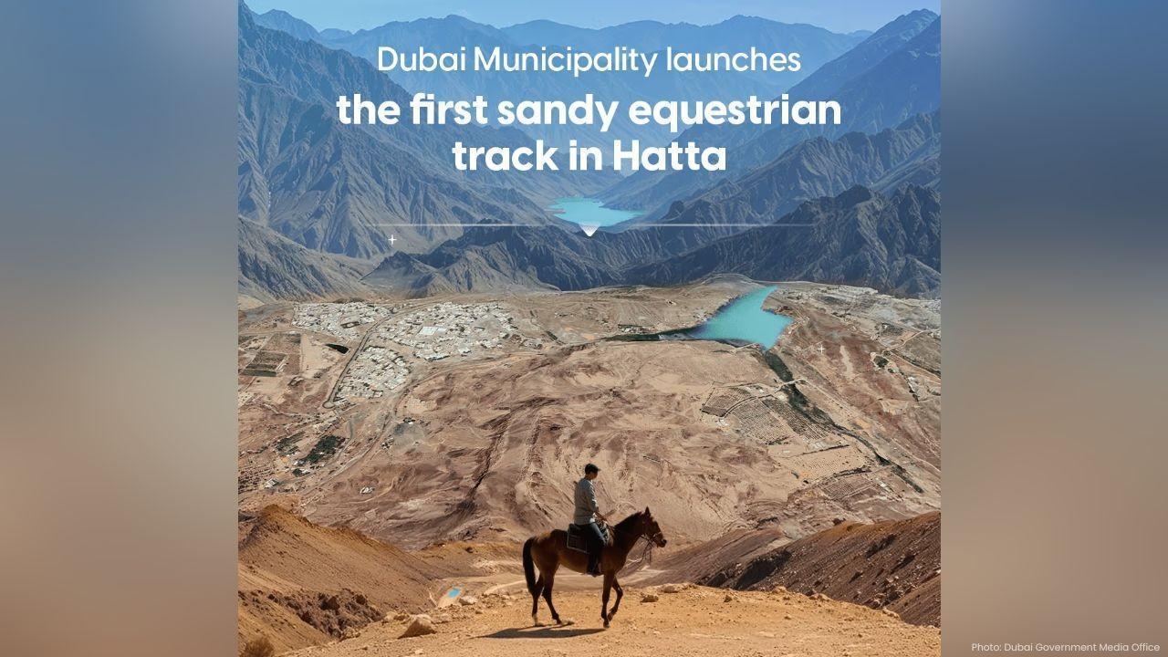Dubai Municipality Opens First Sand Equestrian Track In Hatta