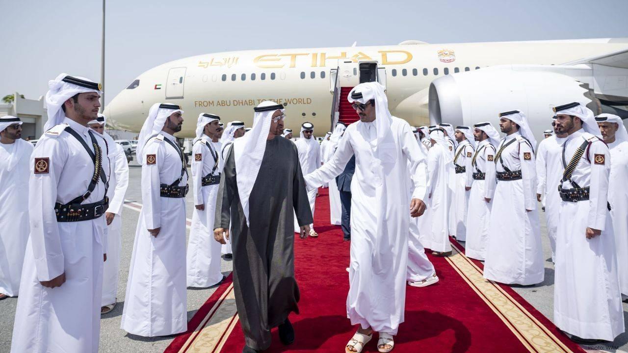UAE President Sheikh Mohamed Begins Fraternal Visit To Qatar