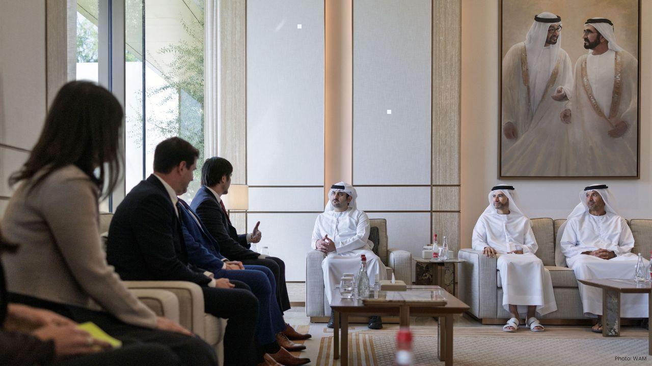 Sheikh Maktoum Meets Robinhood CEO to Boost Cooperation