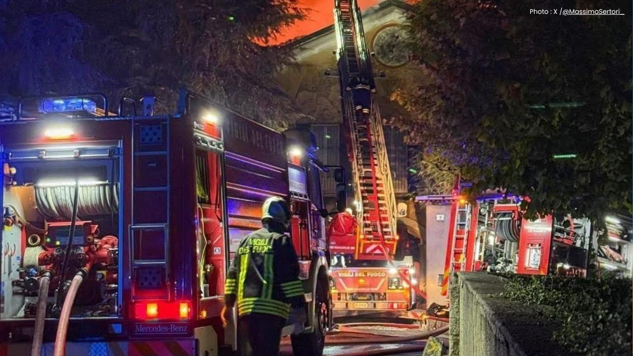 Italy's Historic Bernaga Monastery Damaged by Blaze, Nuns Rescued