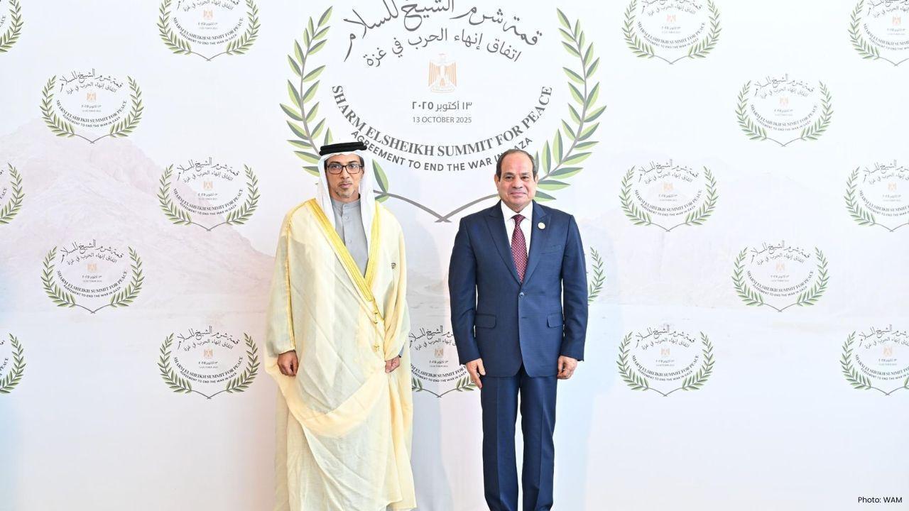 UAE Joins Sharm El-Sheikh Summit for Gaza Peace Talks
