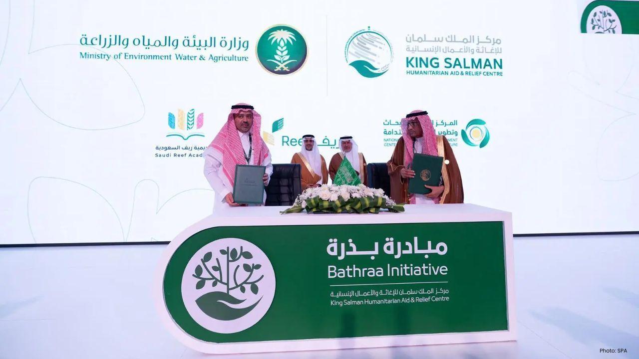 KSrelief and Saudi Reef Sign Sustainable Farming Pact
