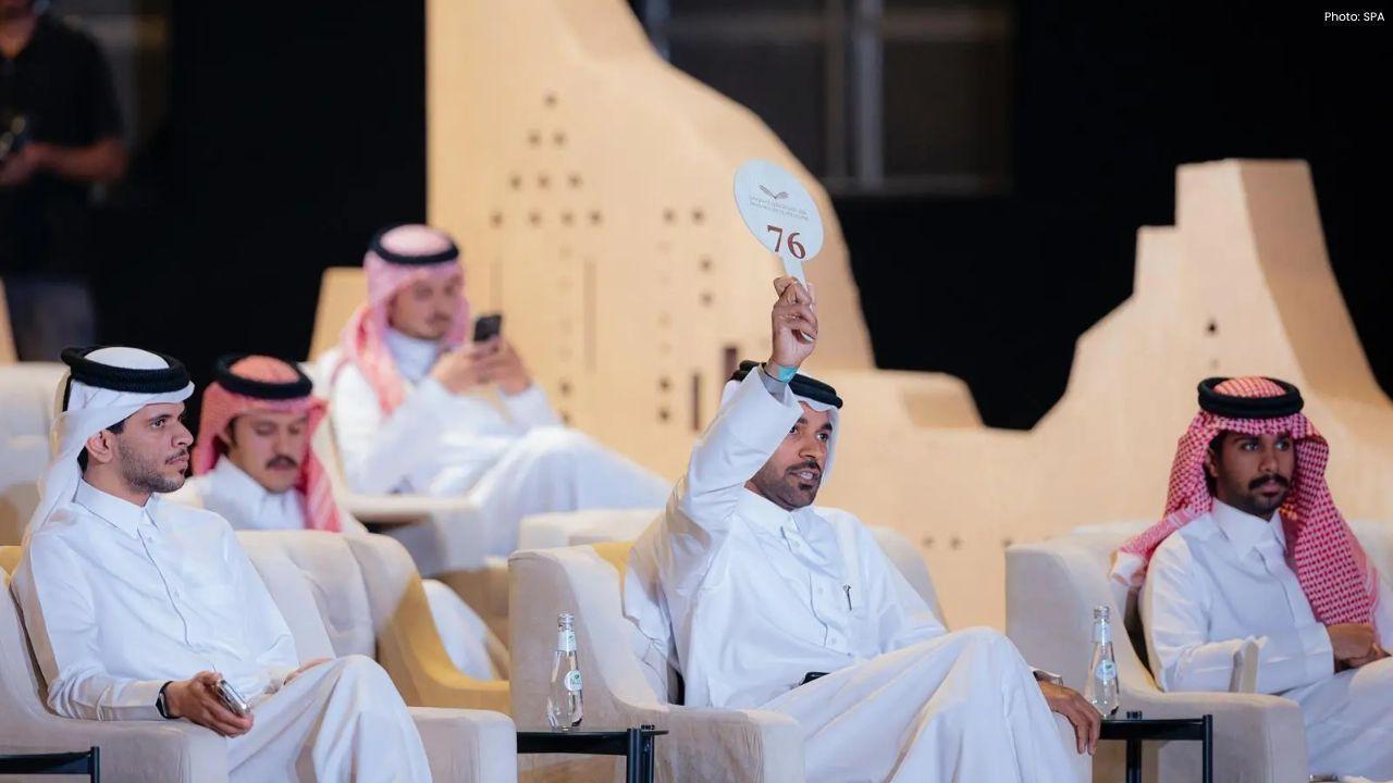 Falcon Sold for SAR119,000 at Saudi Falcons Club Auction
