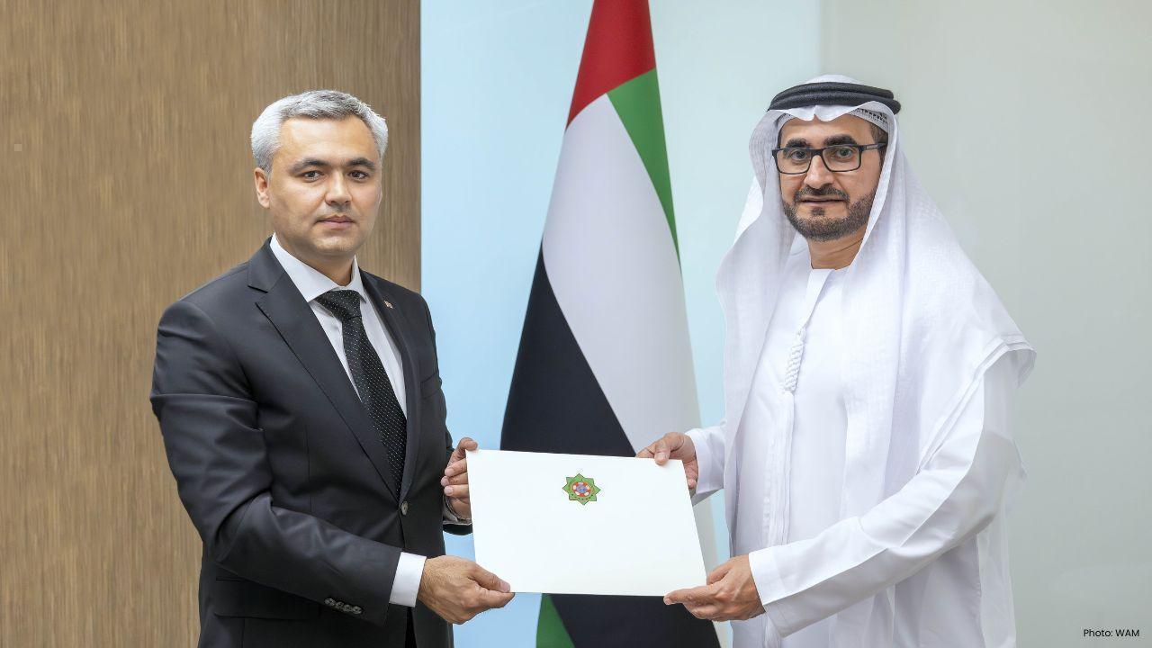 UAE Receives Credentials of Turkmenistan Ambassador