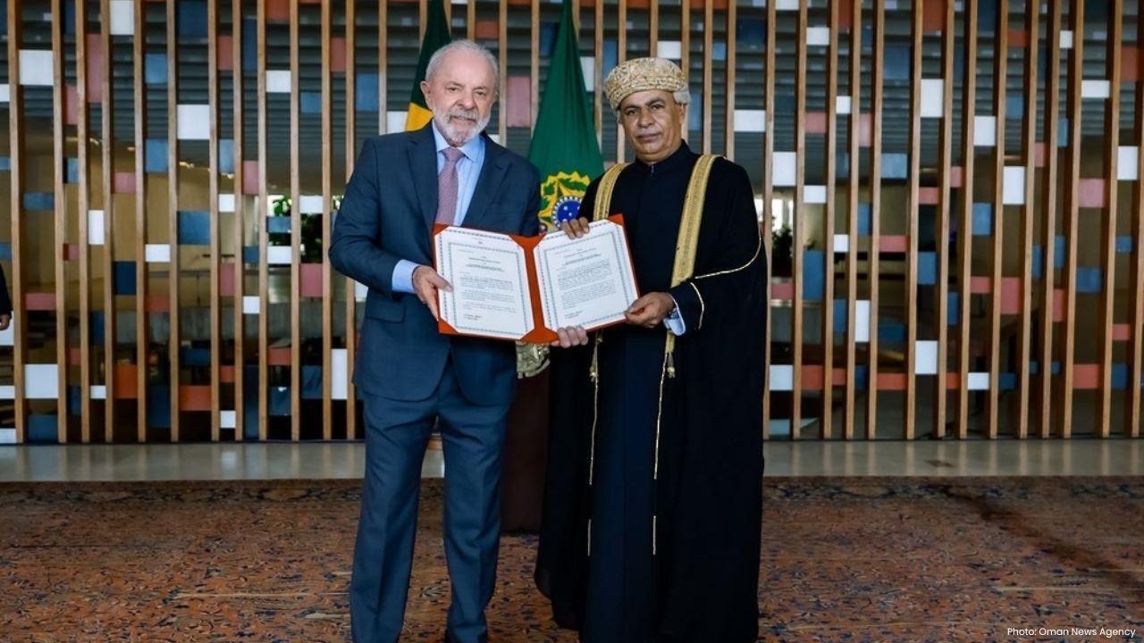 Omani Ambassador Presents Credentials to Brazil President