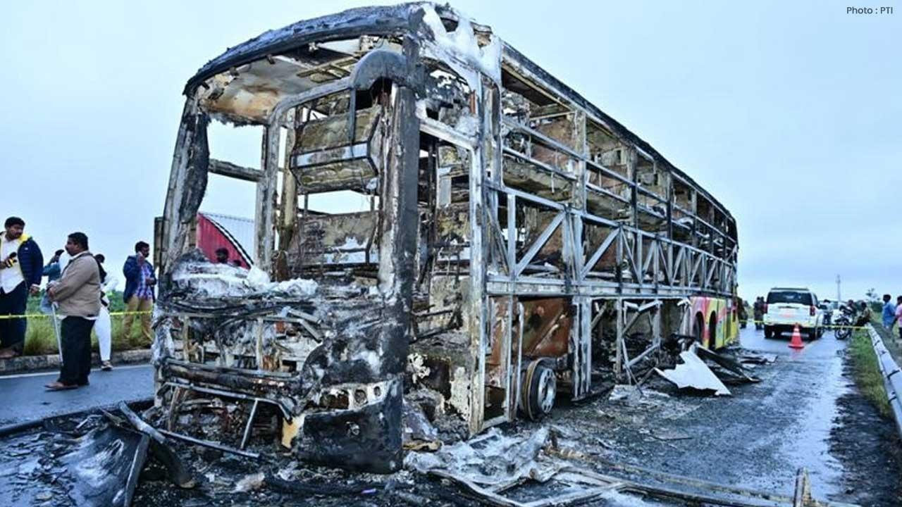 12 Lives Lost in Kurnool as Bus Fire Follows Collision