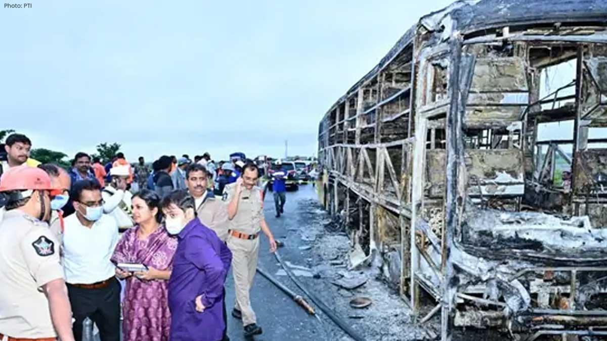 Tragic Bus Blaze in Kurnool Claims 20 Lives