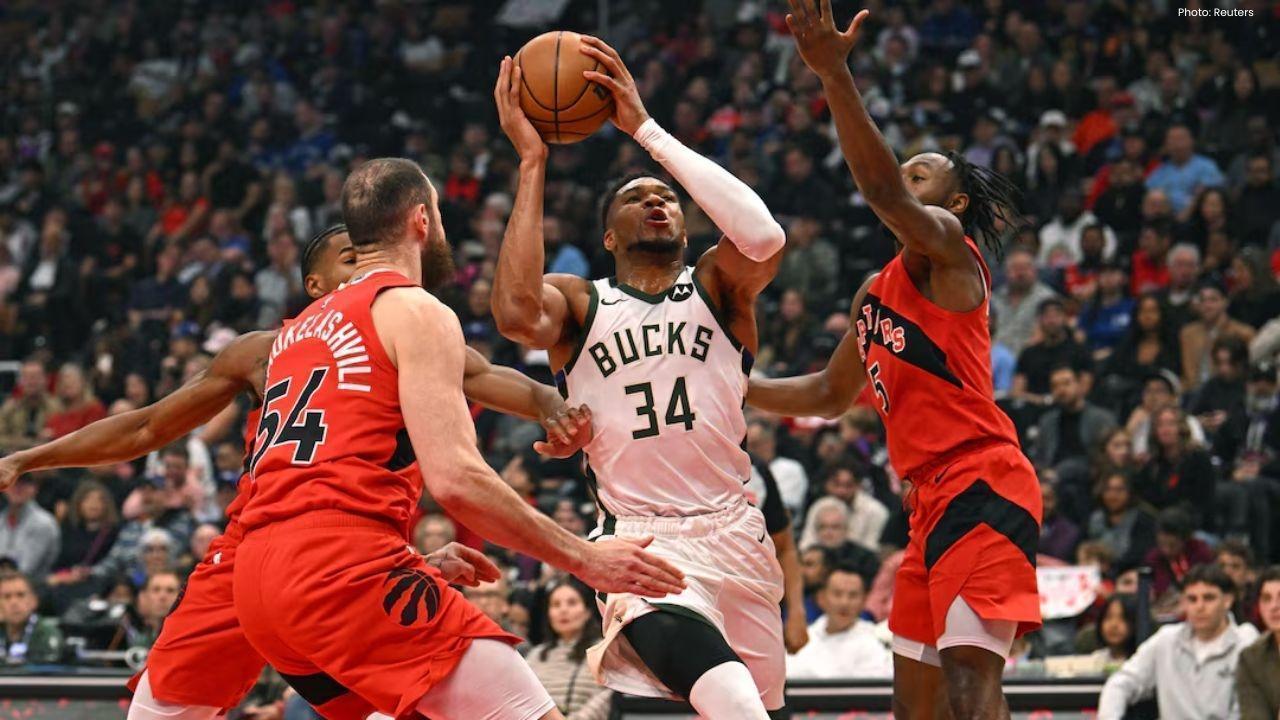 Bucks Triumph Over Raptors in Nail-Biting NBA Clash Bucks Triumph Over Raptors in Nail-Biting NBA Clash