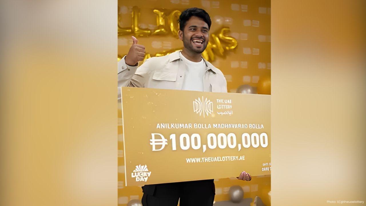 Indian Expat Wins UAE’s Record Dh100 Million Lottery Jackpot