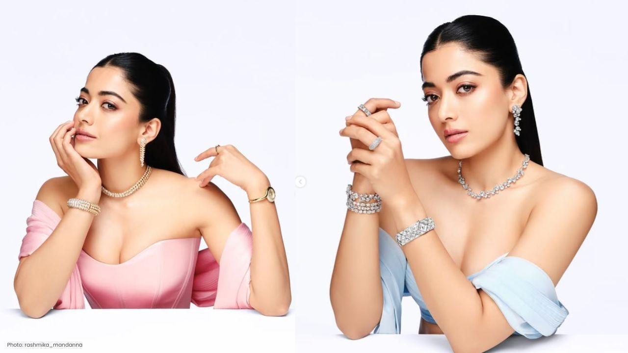 Rashmika Mandanna at Swarovski Masters of Light gala in Los Angeles