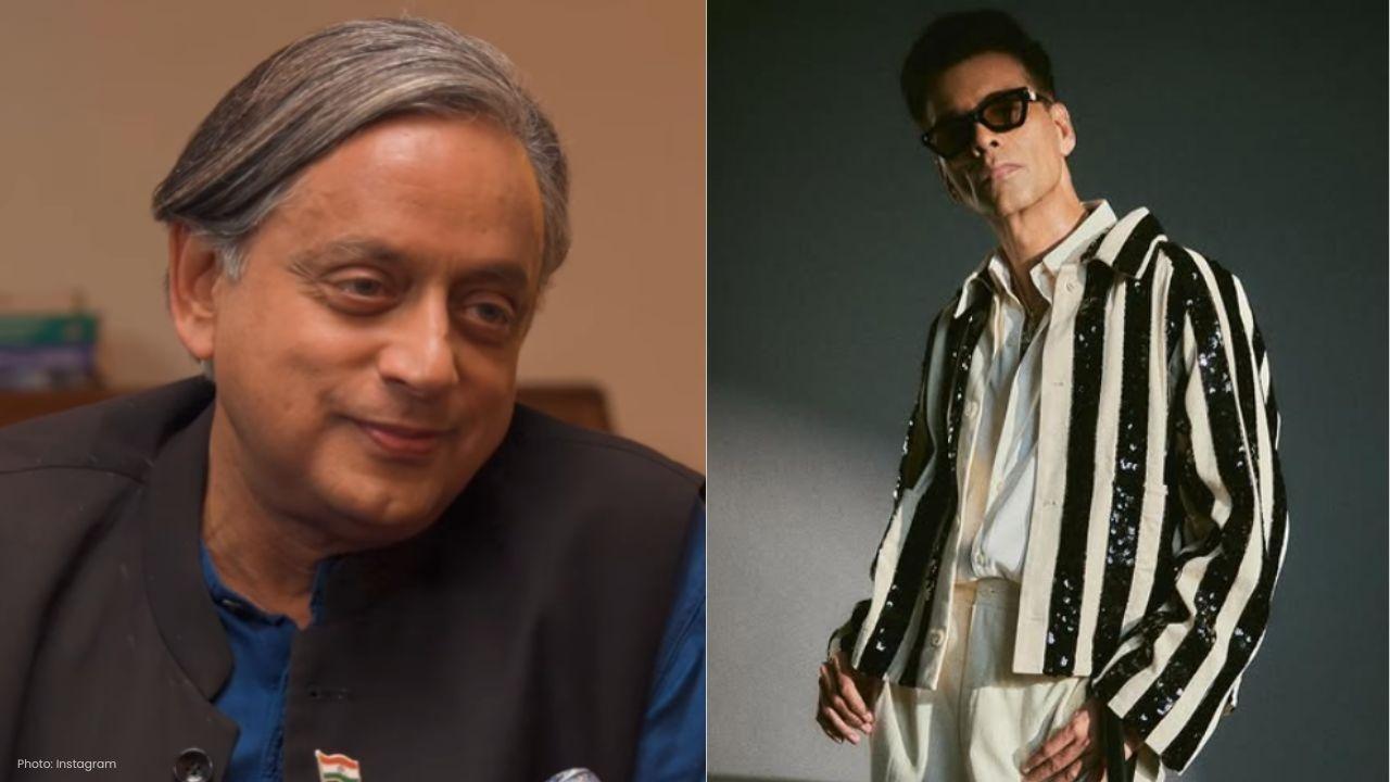 Tharoor fires back with a witty retort after Johar-Arora comparison