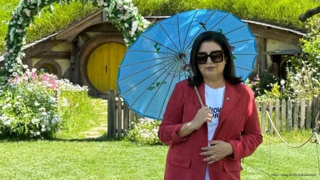 Farah Khan tours Hobbiton, shares New Zealand travel photos