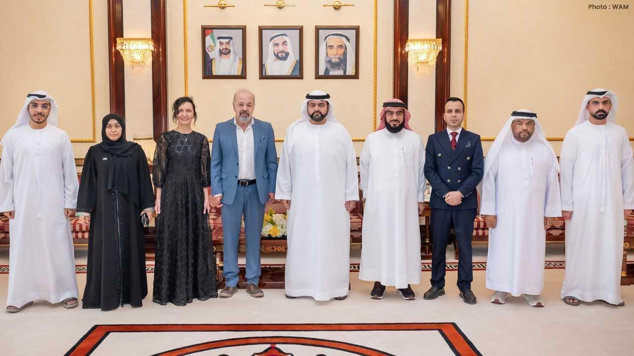 Fujairah Crown Prince Holds Talks with WFCC President on Chess Development
