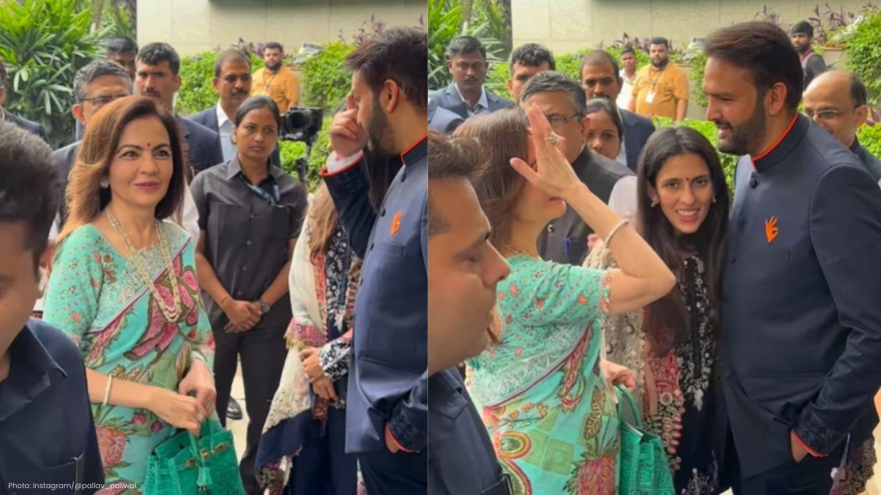 Nita Ambani and Shloka Mehta Dazzle at NSE Event