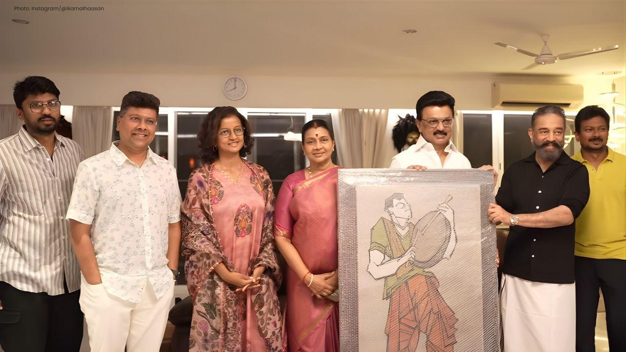 Kamal Haasan Celebrates 71st Birthday with M.K. Stalin and Udhayanidhi