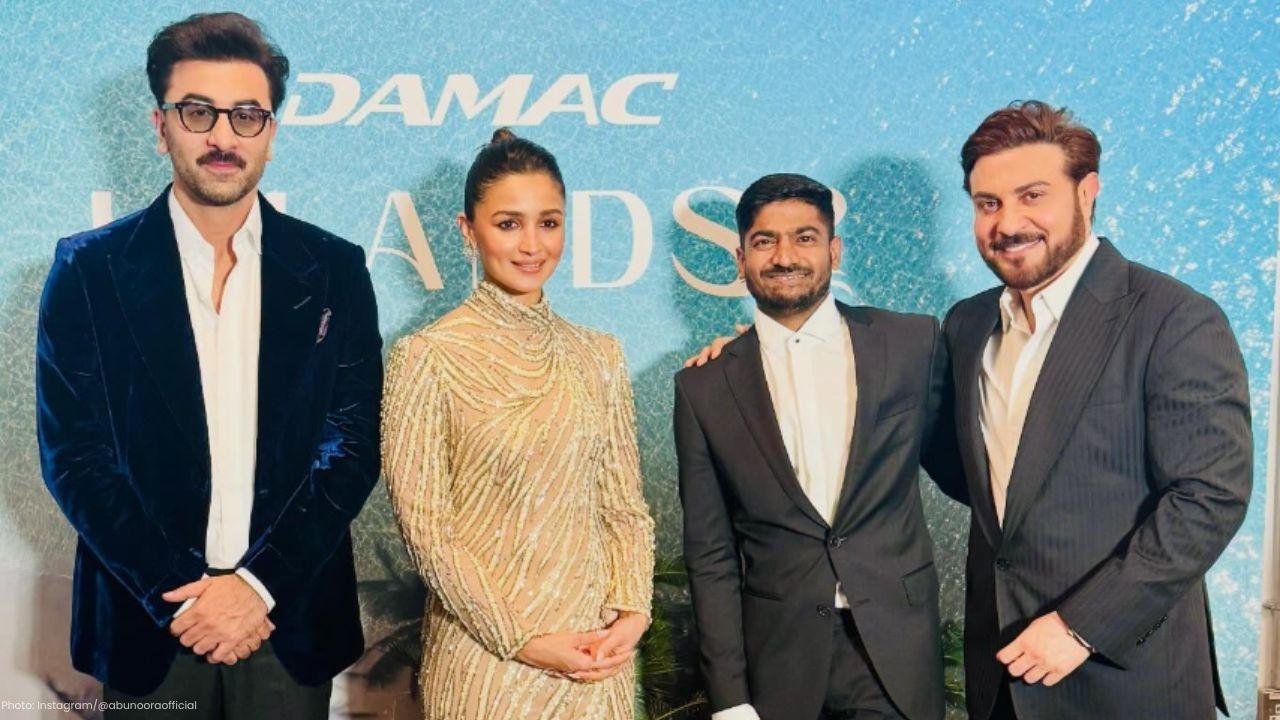 Alia Bhatt Stuns in Vintage Bob Mackie Ensemble Alongside Ranbir Kapoor