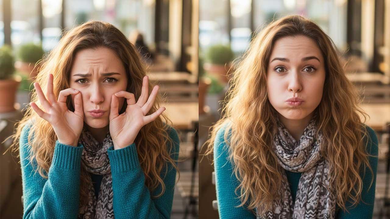 Quick Facial Yoga for Sculpted Cheeks and Jawline