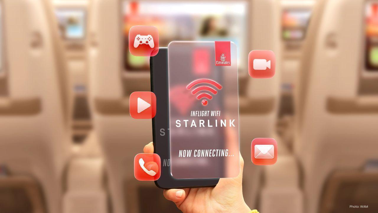 Emirates Launches Complimentary Starlink Wi-Fi on All Flights by 2027