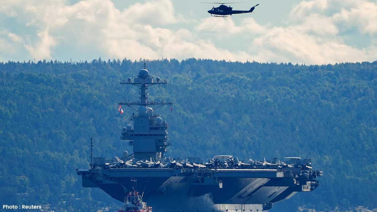 USS Gerald R. Ford Increases US Military Presence in Caribbean