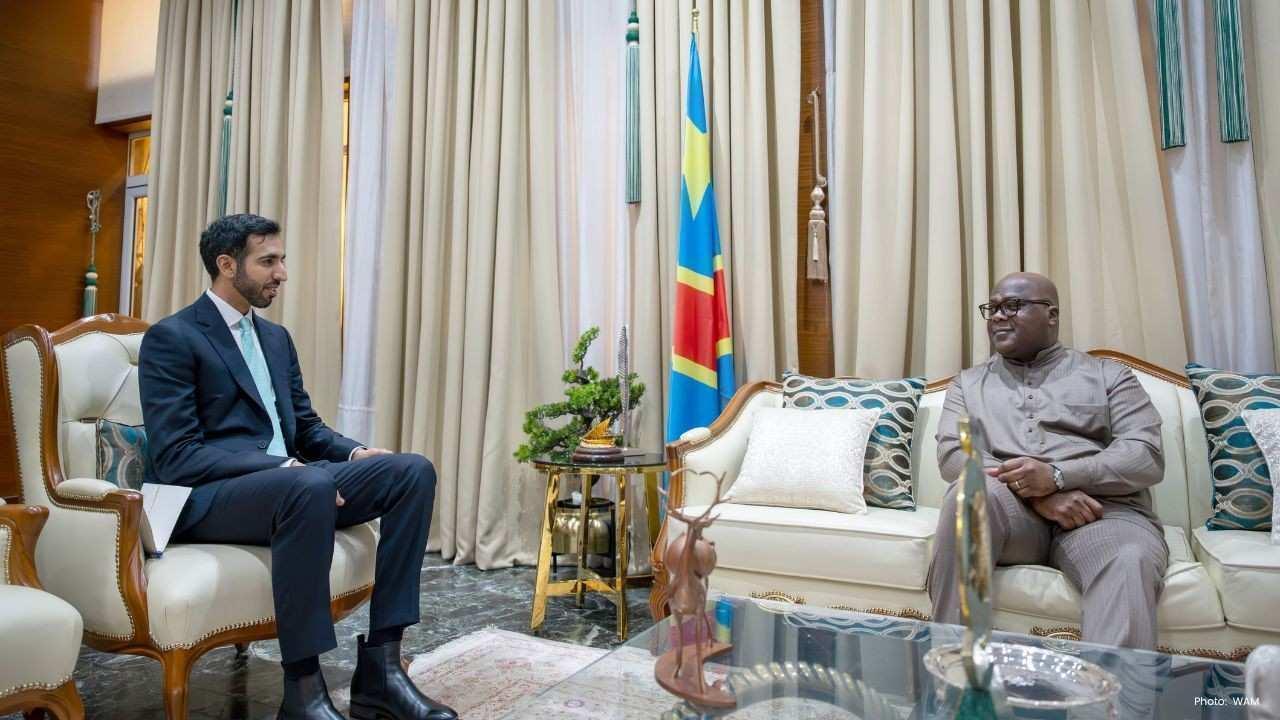 Sheikh Shakhboot Meets DRC President to Boost UAE Relations