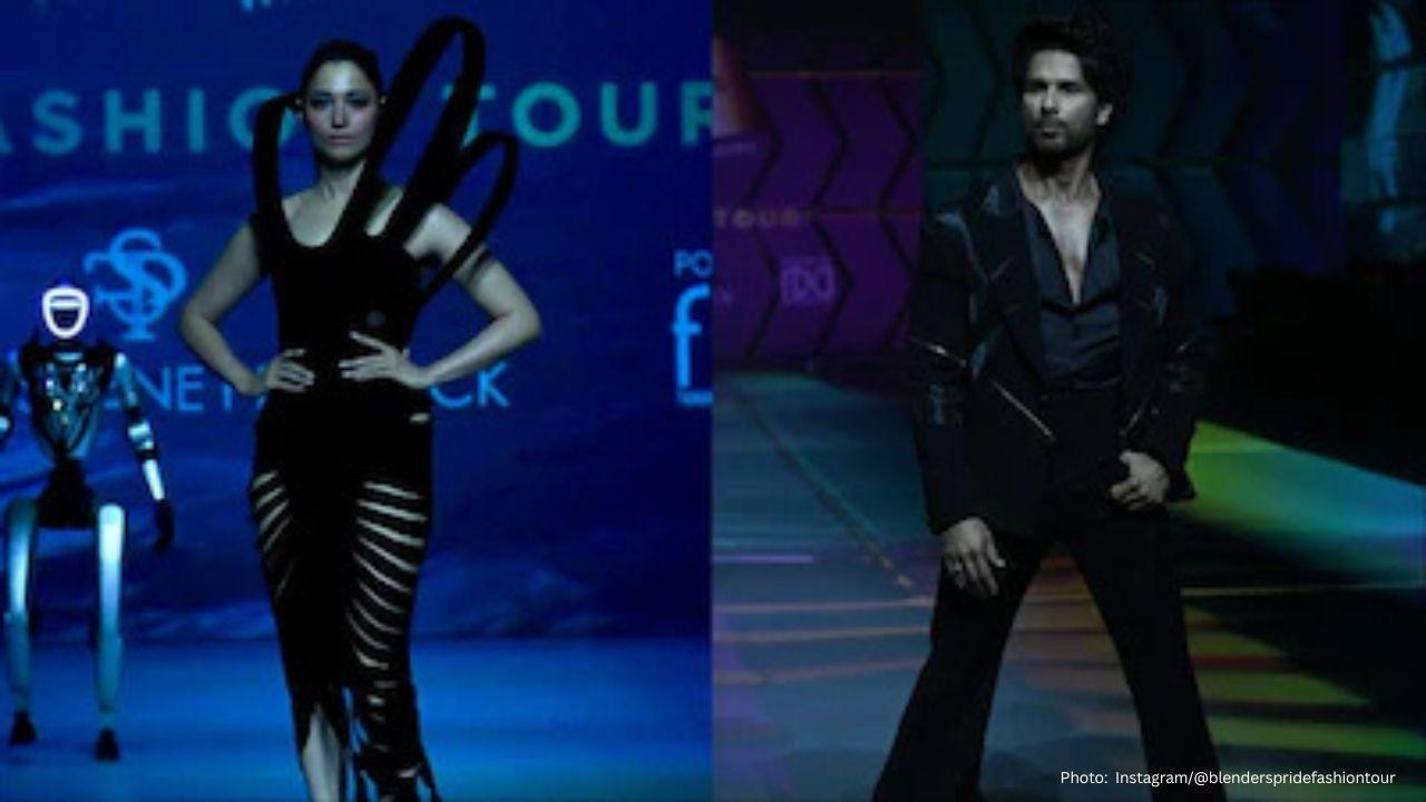 Tamannaah Bhatia and Shahid Kapoor Dazzle in a Tech-Driven Fashion Showcase