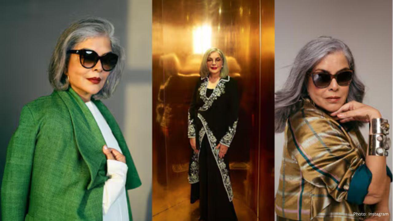 Zeenat Aman at 74: Insights on Healthy Ageing and Graceful Grey Hair