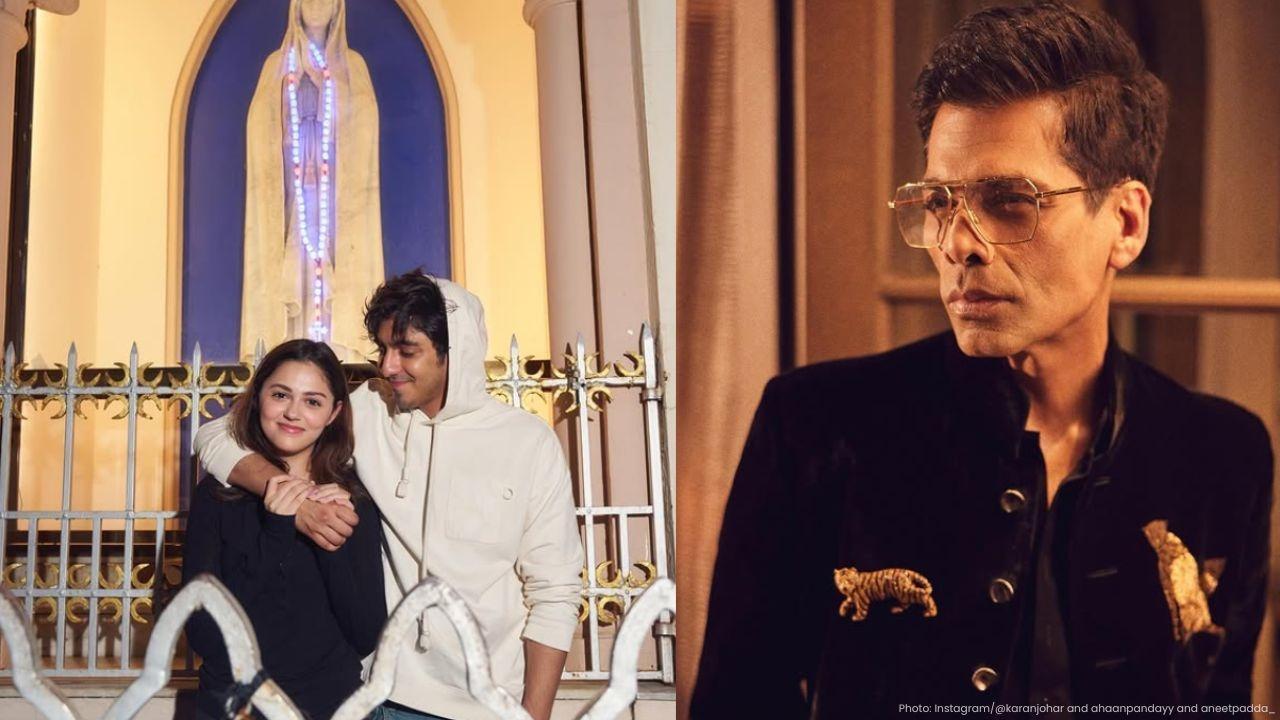 Karan Johar Sparks Speculation on Ahaan Panday and Aneet Padda's Romance