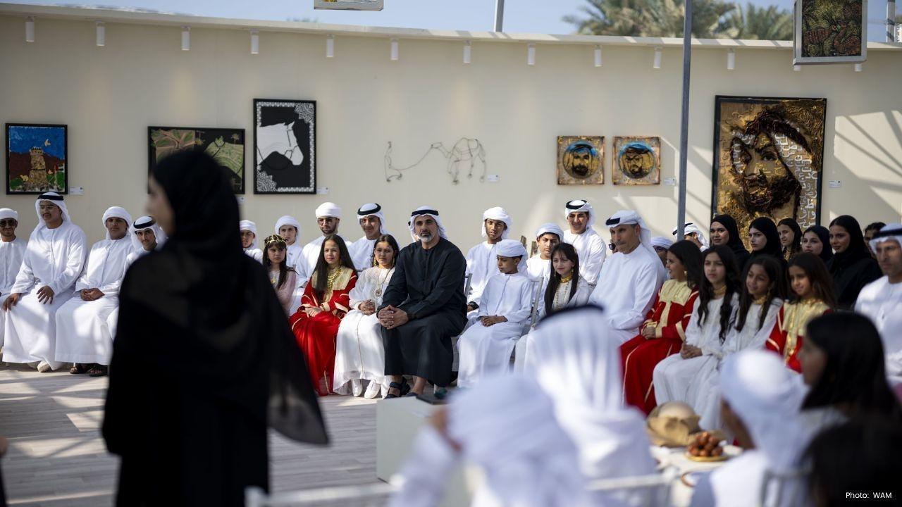 Sheikh Khaled Explores Student Art Showcase at Louvre Abu Dhabi