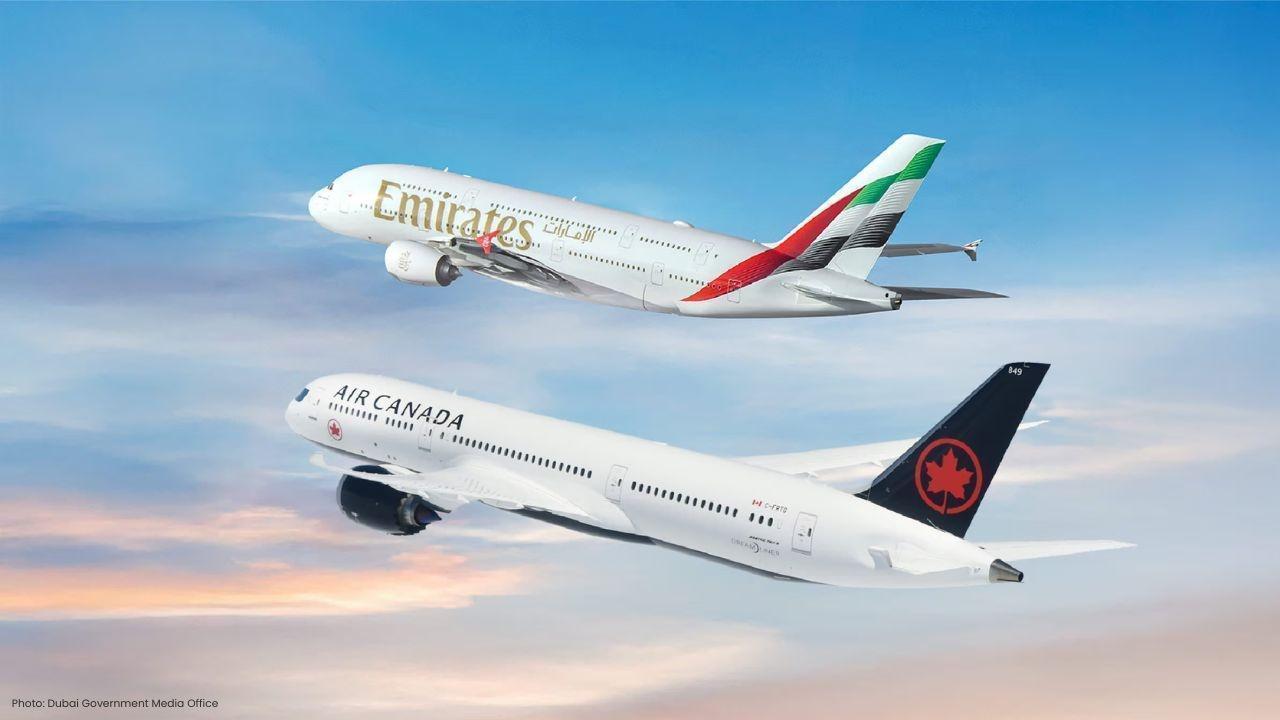 Emirates and Air Canada Strengthen Partnership Through 2032