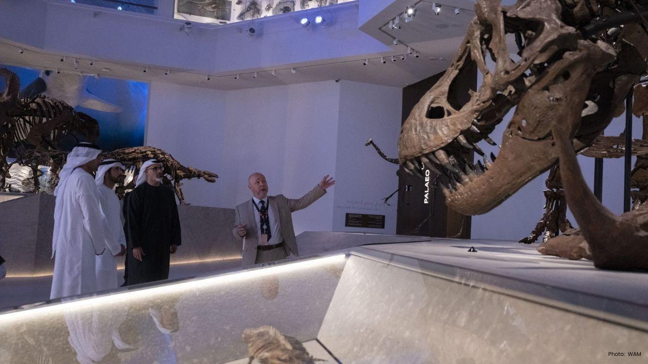 UAE Leaders Visit the New Natural History Museum in Abu Dhabi