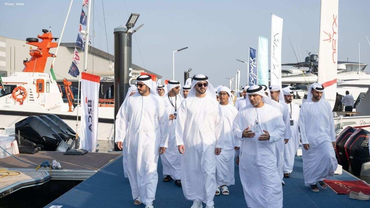 Sheikh Sultan Explores Innovations at Abu Dhabi Boat Show