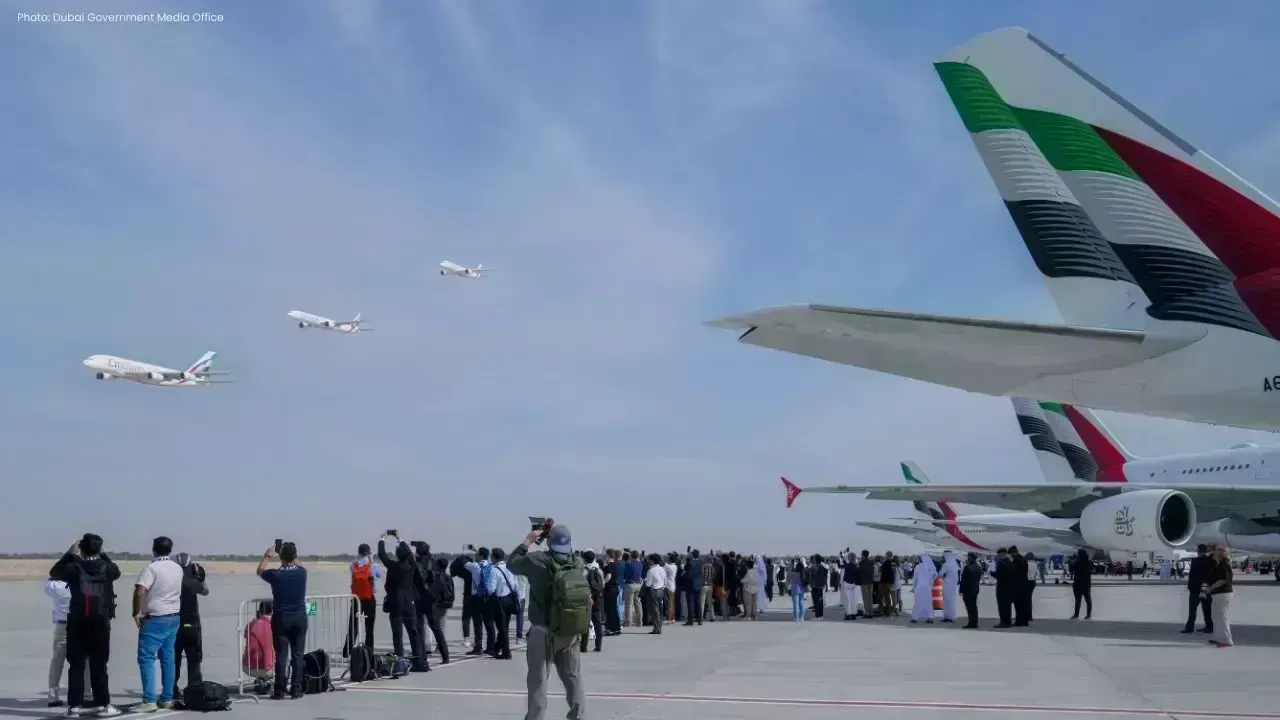 Emirates Showcases Fleet Expansion and Innovations at Dubai Airshow