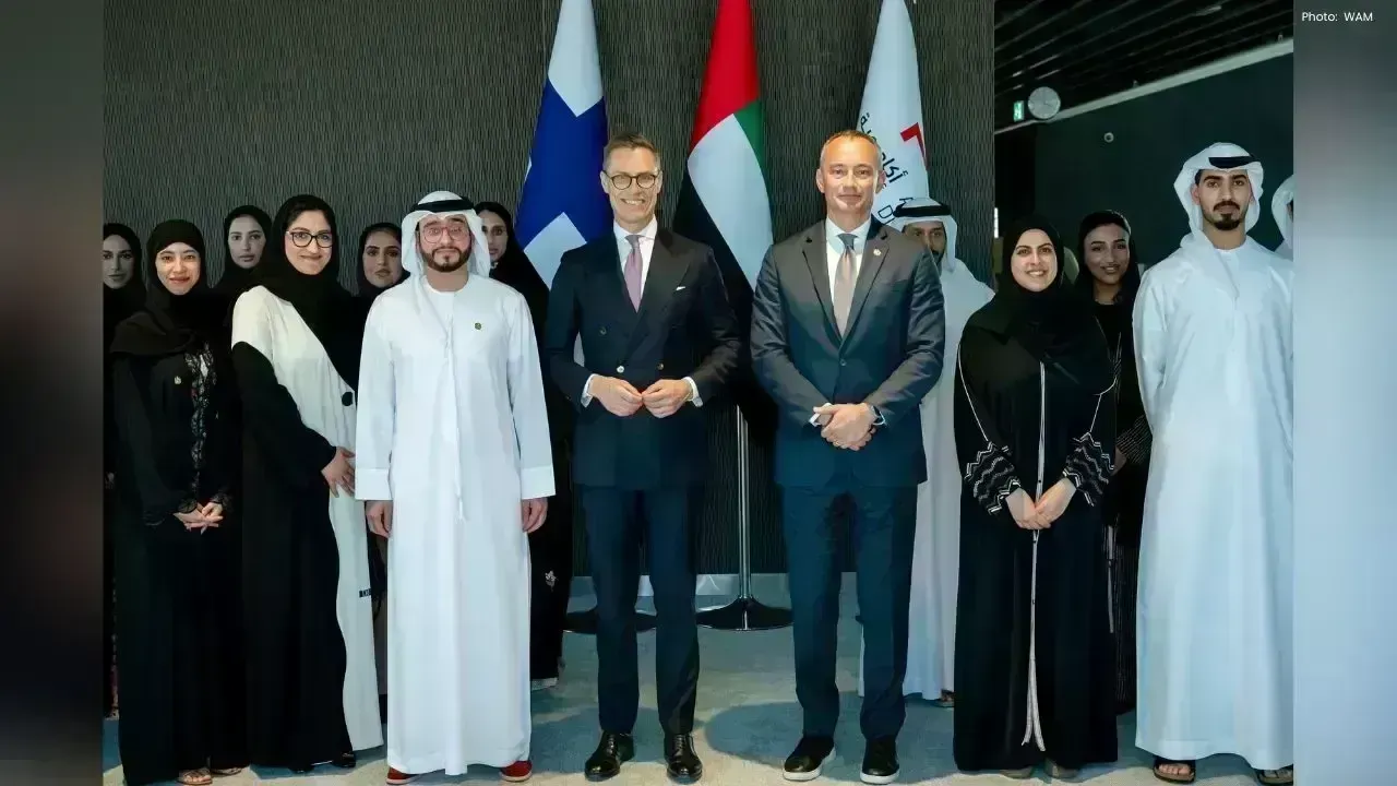 Finnish President's Inspiring Visit to Anwar Gargash Academy in the UAE