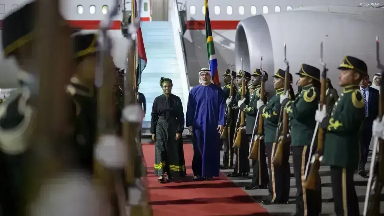 Abu Dhabi Crown Prince Attends G20 Summit in South Africa