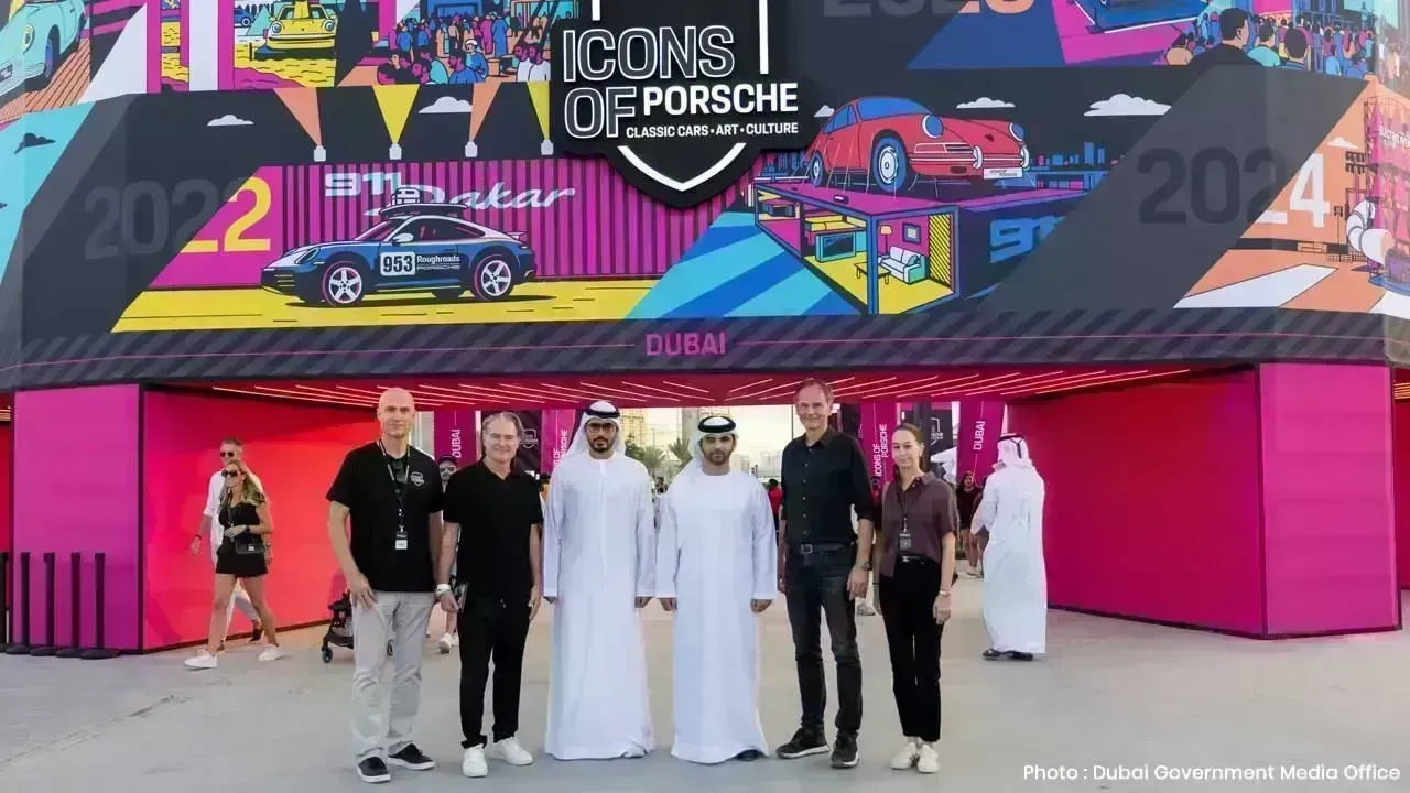 Sheikh Mansoor Explores the UAE’s Premier Porsche Festival