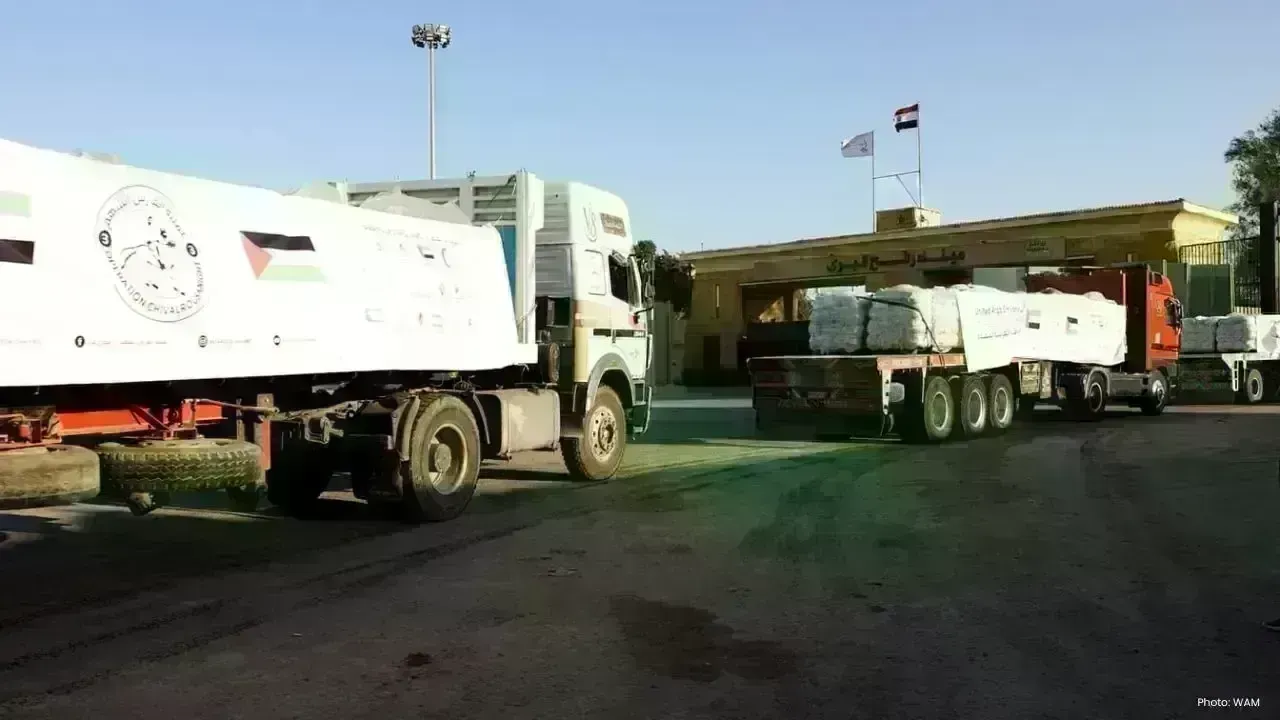 UAE Dispatches 249th Humanitarian Aid Shipment to Gaza