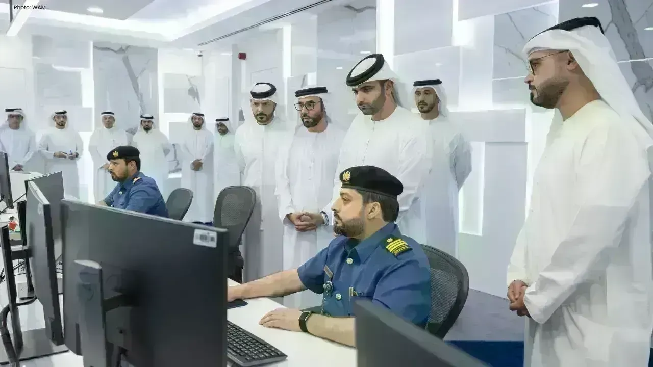 Sheikh Mansoor Assesses Port Security Innovations