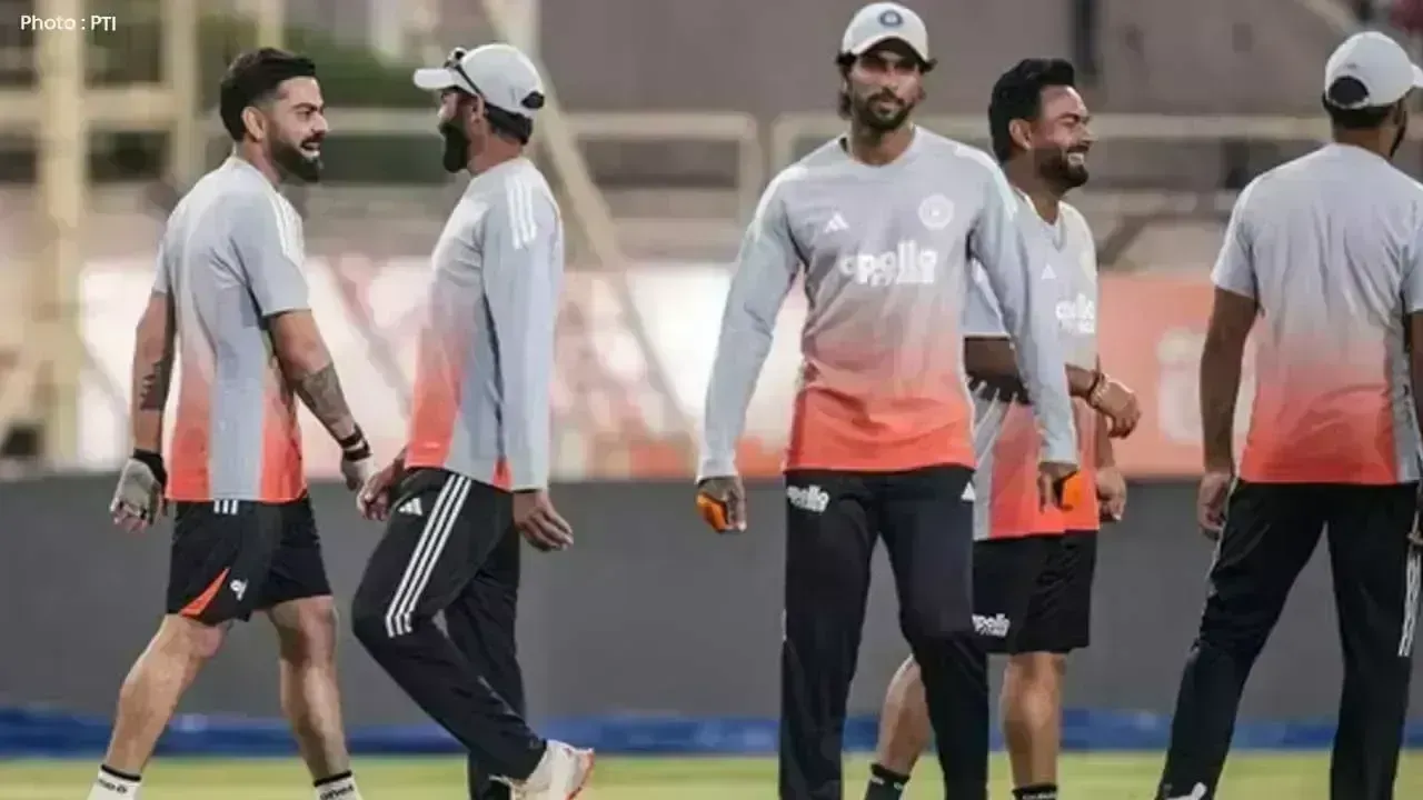 Kohli and Rohit Gear Up in the Nets for First ODI Showdown